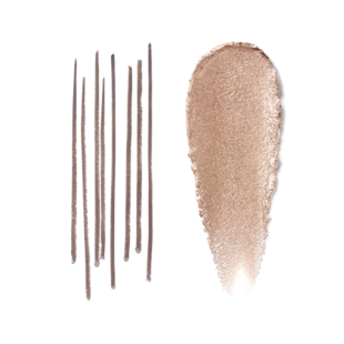 Long-Wear Cream Shadow & Kohl Liner, Golden Bronze / Cocoa, 0.8g
